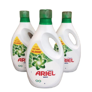 Detergente Líquido para Ropa Ariel, Fórmula de Limpieza Profunda de Alta Eficiencia para Lavado Automático y a Mano, Fragancia Fresca Duradera - Product Image 1