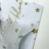 Papier d'emballage personnalisé avec logo en feuille d'or 17g pour la décoration de boîtes cadeaux, vêtements, fleurs, chaussures, emballage