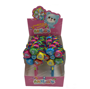 Giocattolo Giratorio a Forma di Mulino a Vento con <span class=keywords><strong>Caramelle</strong></span> <span class=keywords><strong>Colorate</strong></span>, Gusto Frutta Mista, Confezione Espositiva OEM con Etichetta Privata - Product Image 3