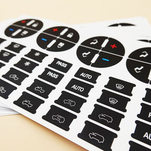 Tùy Chỉnh Không Thấm Nước Xe Điều Khiển Từ Xa Nút Sticker Nút Đẩy Công Tắc Bảng Điều Khiển Dán Nhãn - Product Image 3