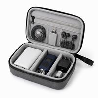 Étui de transport compact en EVA personnalisé pour câbles électroniques, chargeurs, écouteurs, adaptateurs et accessoires numériques