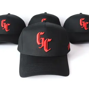 Fabricante de gorra de béisbol bordada tridimensional 3D, marca personalizada, marca de moda, todo tipo de gorra de béisbol informal