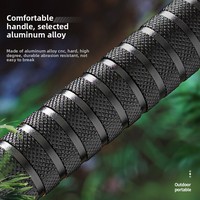 Hache industrielle multifonctionnelle pour extérieur, design tête de loup, lame en acier inoxydable, manche en aluminium, pour la lutte contre les incendies et la découpe d'os
