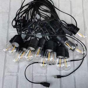 Led dây đèn phổ biến thuận tiện kết nối LED Festoon chiếu sáng cổ điển <span class=keywords><strong>Patio</strong></span> <span class=keywords><strong>Globe</strong></span> ngoài trời chuỗi ánh sáng với 24 x E26 - Product Image 5