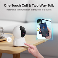 Caméra domestique Tuya sécurité intelligente sans fil Wifi télécommande panoramique haute définition Vision nocturne Cmos Cloud Mini