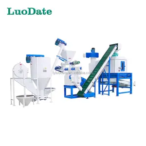 complete feed production line machine / complete set animal feed machine / price of 150 ton per day poultry feed mill