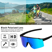 Nouvelles Lunettes de Soleil Sportives 2026 pour Cyclisme et Course à Pied, Verres TAC Miroir Multiples, Monture PC, Lunettes de Sécurité Extérieures, Logo Personnalisé