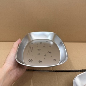 Lelyi Modern Minimalist High-value 304 Stainless Steel Vegetable Plate Household Food-grade Exquisite <strong>Dessert</strong> <strong>Tray</strong> - Product Image 3