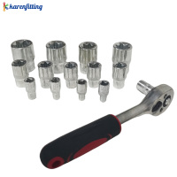 Jeu de douilles Torx 14 pièces E TORX E4 E24 1/4" 3/8" 1/2" – Douilles Torx externes – Outil de mécanique