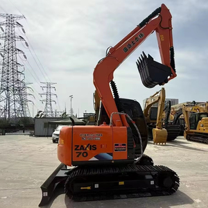 สภาพดีเยี่ยม มือสอง ใช้แล้ว 305.5e2 รถขุดไฮดรอลิกตีนตะขาบ HITACHI ZAXIS 70 เครื่องยนต์มอเตอร์ บุ้งกี๋ขนาด 0.53 เมตร - Product Image 1