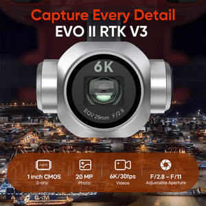 Drone Autel Robotics EVO II RTK <span class=keywords><strong>V3</strong></span> 6k avec capteur ultra-sensible de 1 pouce, GPS intelligent, UAV professionnel, quadricoptère commercial - Product Image 3
