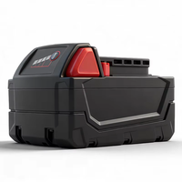 Batterie LiFePO4 personnalisée 18V 6Ah 18650 à semi-conducteurs avec indicateur LED pour outils électriques, perceuse électrique, tournevis, scie à onglet