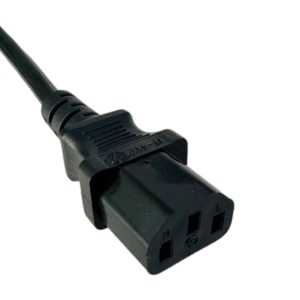 UK Plug to IEC C13 <strong>Power</strong> Cord H05VV-F <strong>Cable</strong> for Printer, PC, Monitor, <strong>TV</strong>, Beamer, Equipment, Black - Product Image 5