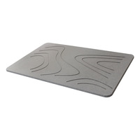 Nouveauté 9mm tapis de bain en pierre de diatomées antidérapant diatomite naturelle durable 39*60cm tapis de bain