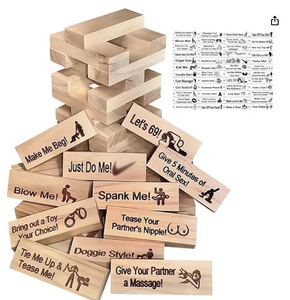 The Lust Tower Adult Truth or Dare Block <span class=keywords><strong>Jeu</strong></span> de société à empiler Gameplay interactif amusant et passionnant - Product Image 1