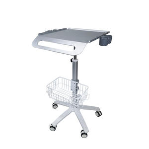 รถเข็นคอมพิวเตอร์ทางการแพทย์ Tianliying รุ่น MT012 แบบยกได้ พร้อมตะกร้าเก็บของ รถเข็นโรงพยาบาล - Product Image 4