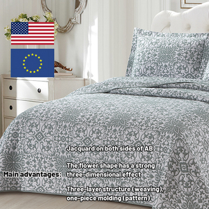 Vua Kích Thước Dày Chăn Bộ Đồ Giường Coverlet Mùa Đông Chăn Cho Thời Tiết Cực Lạnh 2Pcs <span class=keywords><strong>Set</strong></span> Cho Nhà Đám Cưới Khách Sạn Bệnh Viện - Product Image 2