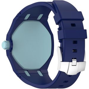 สายนาฬิกาซิลิโคน Sxmincxubo Swatch Royal Pop 3 Clock Crown สายรัดข้อมือแบบปรับได้ หัวเข็มขัดแบบล็อค สำหรับผู้ใหญ่ทั้งชายและหญิง - Product Image 2