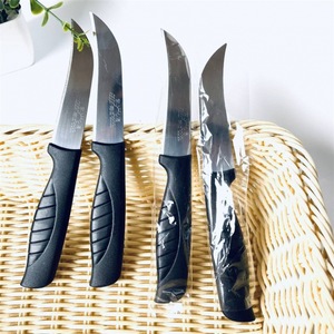 Cuchillo curvo con mango negro, cuchillo para ostras, cuchillo para piña, cuchillo para plátano, pelador, utensilios de cocina, artículos de ferretería de 1-2 yuanes - Product Image 3