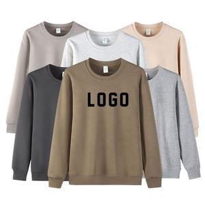 Promotion en stock, sweat-shirts pour hommes de bonne qualité, solides, d'automne, ODM, doux, respirants, en coton/bambou, polaire, pull-over intérieur - Product Image 6
