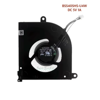 Kipas Pendingin CPU GPU untuk MSI Stealth 15M 2021 A11 A11SEK A11UEK A11SDK BS5405HS-U4W BS5405HS-U4X Notebook PC Fan Cooler Radiator