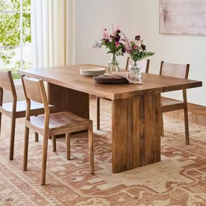 Altro DESIGN moderno 4 6 posti rettangolare formato su misura colore <span class=keywords><strong>cucina</strong></span> mobili per la casa ristorante tavolo da pranzo in legno - Product Image 4