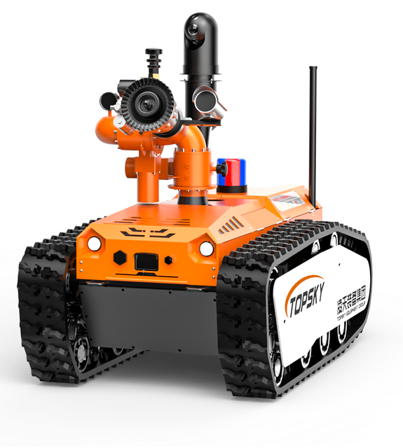 High-performance RXR-M80D Electric Fire Extinguishing Robot with Advanced Functions for Emergency Rescue