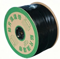 Bande d'irrigation goutte à goutte en PE 16 mm noire, installation facile, espacement/épaisseur de paroi personnalisés avec précision