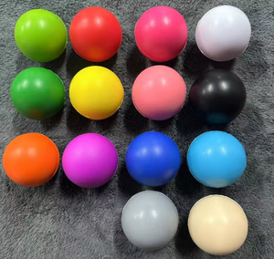 Balle anti-stress en mousse PU personnalisable avec logo, jouet amusant pour les mains, cadeau promotionnel - Product Image 2