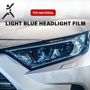 <span class=keywords><strong>Film</strong></span> de lampe de phare de voiture 0.3*10m pour voiture TPH autocollants gris foncé <span class=keywords><strong>Film</strong></span> de protection de lumière de voiture - Product Image 4