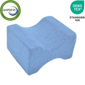 Customizable Blue Memory Foam <strong>U</strong>-Shape Rectangle <strong>Pillow</strong> New Removable Living Room Airplane Knee Leg Support for Hotel Use - Product Image 2