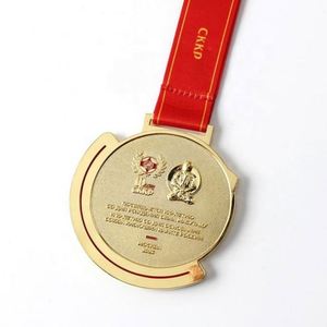Diseña Tu Propio Logotipo, Medalla Deportiva de Metal Dorado 3D, Medalla para Maratón, Carrera, Concierto de Concientización sobre el Cáncer de Mama, Carrera de Colores, con Cordón - Product Image 3