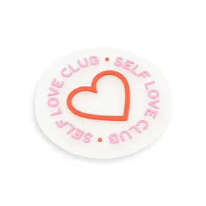 Hot Sell Custom Rubber Label Soft Silicone Resin 3D Customized Sew On Garment Rubber Label