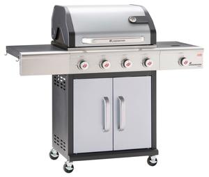 Grande vente sur les grils BBQ modernes, luxueux et haut de gamme <span class=keywords><strong>en</strong></span> acier inoxydable pour l'extérieur, style coré<span class=keywords><strong>en</strong></span>, 4 brûleurs, options <span class=keywords><strong>gaz</strong></span> et charbon de bois - Product Image 1