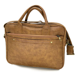 <b>Briefcase</b> Messenger <b>Leather</b> Laptop Bag High Quality With Zip Made in Vietnam - Product Image 1
