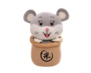 Angepasst Plushies 10cm Mini Grizzly Maus Tasse Plüsch Baby Spielzeug Stofftier Plüsch Ratte Spielzeug