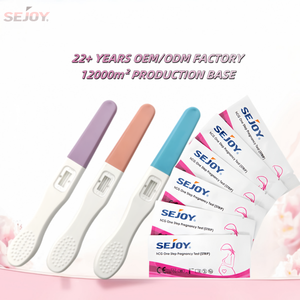 Sejoy lecture rapide <span class=keywords><strong>hcg</strong></span> kit de <span class=keywords><strong>test</strong></span> de grossesse fabricants kit de <span class=keywords><strong>test</strong></span> rapide d'urine bandelette de <span class=keywords><strong>test</strong></span> de grossesse urinaire - Product Image 2