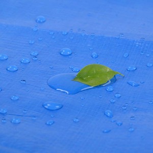 Toile en <span class=keywords><strong>plastique</strong></span> solide et imperméable Grande bâche imperméable 8 'x 10' d'épaisseur Bâche en poly Bâches de protection polyvalentes avec œillets - Product Image 6