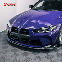 Grille centrale avant en fibre de carbone sèche XTREME style ST avec/sans ACC pour BMW G80 G81 M3 G82 G83 M4 2021-IN