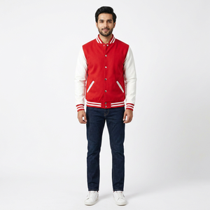 <b>Men's</b> <b>Jacket</b> High Quality Wholesale Varsity College <b>Jacket</b> for <b>Men</b> Women Kids Custom Logo and Plain Letterman Varsity Design - Product Image 1