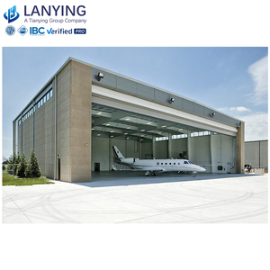 Aisc kết cấu thép xây dựng kho thương mại và máy bay hangar để bán - Product Image 3