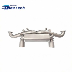ท่อไอเสียแบบ Axle-Back วาล์วไทเทเนียมเกรด 5 พร้อมปลายท่อคู่เดี่ยว สำหรับ Porsche 718 GT4 RS 4.0L - Product Image 4