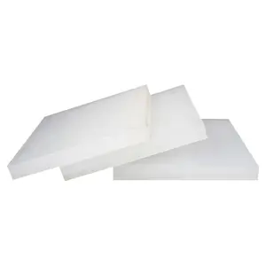 Placa de PVDF grossada resistente a altas temperaturas, placa de plástico PVDF branca, processamento de corte zero