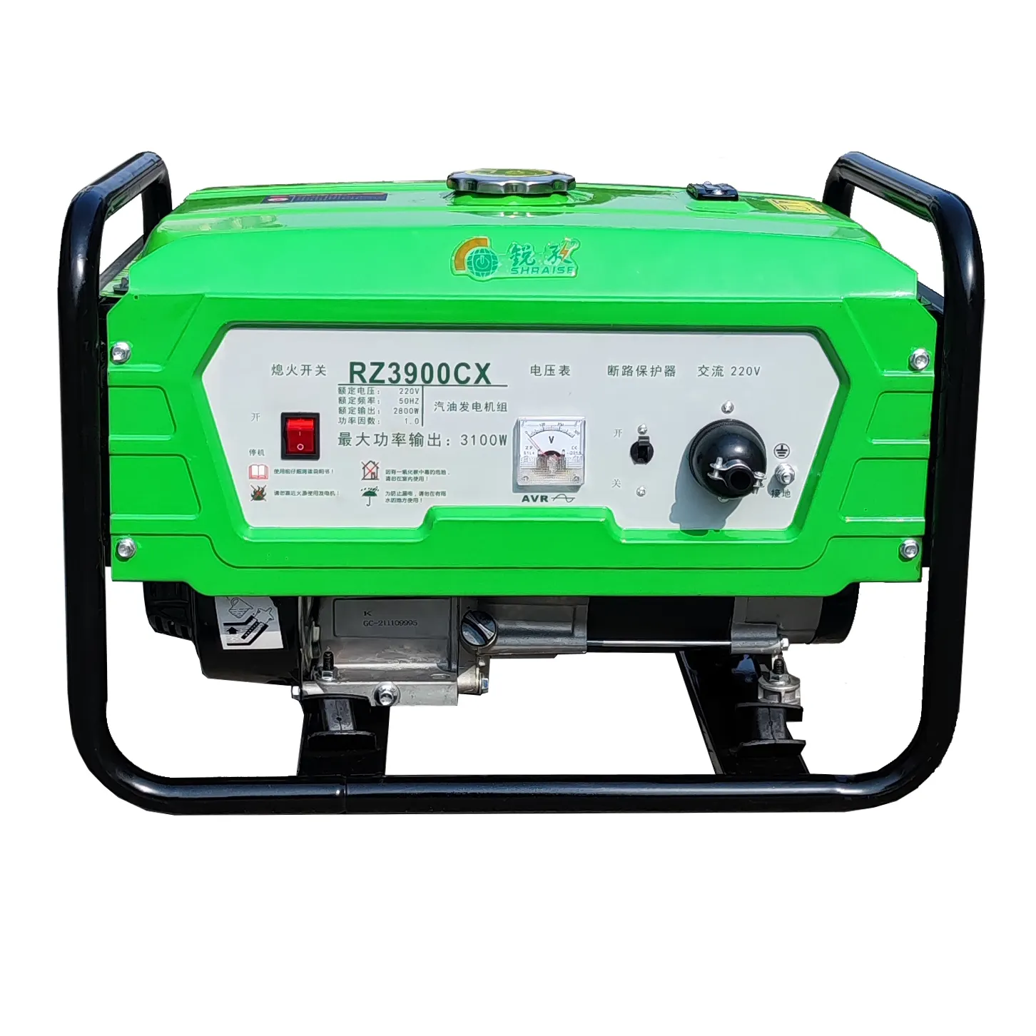2 5 kva gasoline generator with remote control 6.5 kw 15000w