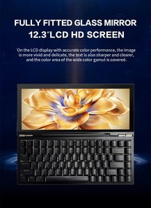 Xách tay 12.3 inch 60Hz IPS Màn hình LCD cơ khí bàn phím Monitor Combo có thể gập lại hiển thị với Loại C giao diện - Product Image 2