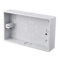 Nouvelle boîte de jonction électrique rectangulaire d'origine de 30 mm de profondeur, boîtes de montage moulées, boîte de jonction lumineuse pour bureau