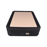 Nouveau matelas pneumatique Queen Size en tissu PVC Drop Stitch durable avec pompe intégrée, portable, pliable, gonflable, amovible et personnalisable