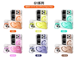 เคสชาร์จโทรศัพท์แบบแม่เหล็กแบบมีขาตั้งกล้องไล่ระดับสีสำหรับ iPhone 17 Air 18 PRO MAX 16 PLUS 15 14 <span class=keywords><strong>13</strong></span> - Product Image 6
