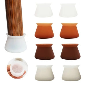 Nhà máy ODM nhà Silicone bàn và ghế chân bao gồm Silicone đồ nội thất chân bảo vệ miếng đệm Silicone bảng góc bảo vệ - Product Image 6