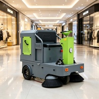 Machine à balayer les routes ZMT E-39 S16, nettoyage à grande vitesse avec brosse latérale pour l'entretien des trottoirs, des parcs et des voies piétonnes